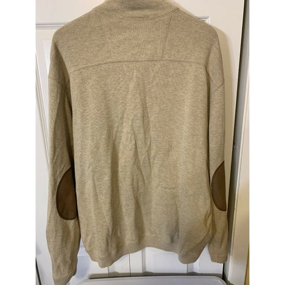 Daniel Cremieux Sweater Tan Men’s Sz XL 1/4 ZIP Soft - Picture 8 of 8